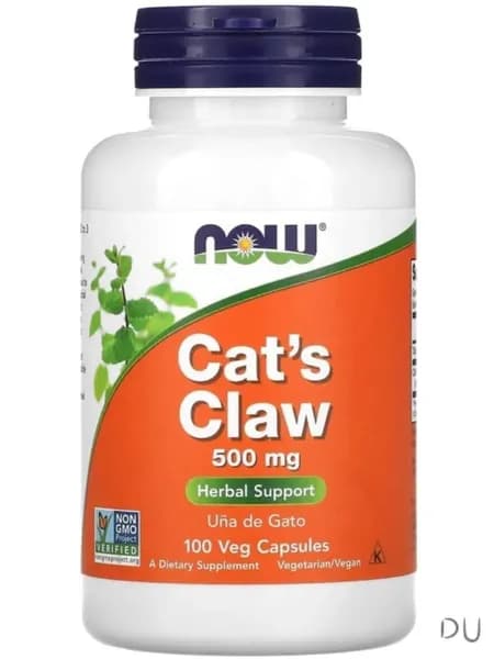 Кошачий коготь(Cat's Claw), 500 мг, 100 капсул