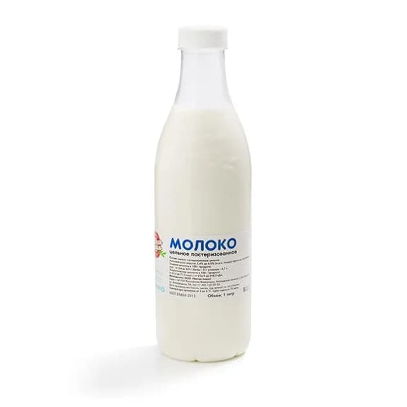 Молоко Чистая линия пастеризованное 3,4-4,5%, 1л