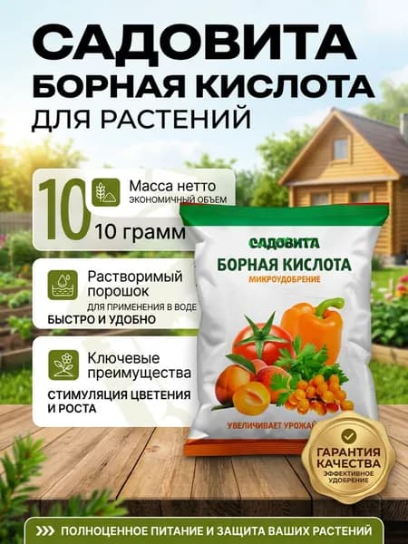 Борная кислота 10 грамм 1 упаковка