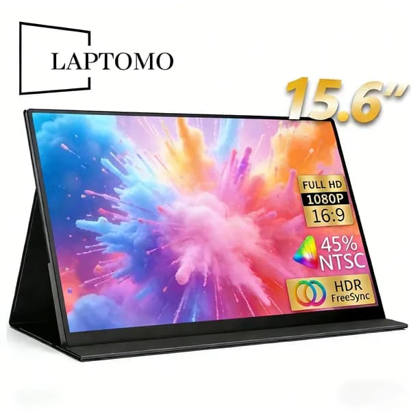Laptomo 15.6" Монитор (156FCC-A), IPS, 1920x1080, 60 Гц, черный матовый