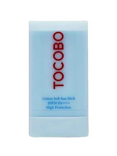 Солнцезащитный стик для лица SPF50 PA++++ TOCOBO Cotton Soft Sun Stick
