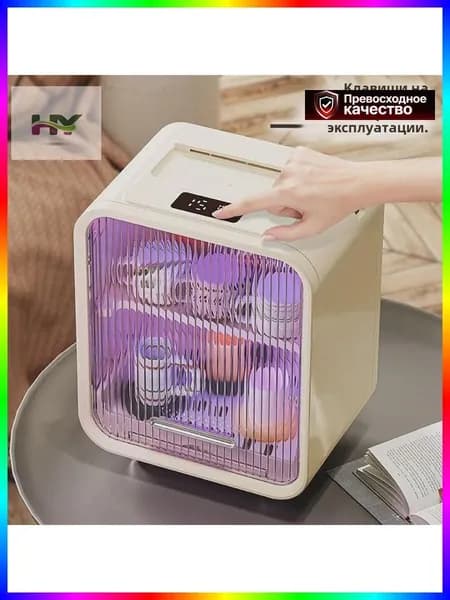 Шкаф для хранения и дезинфекции посуды 32x23x46 см из ABS и PET