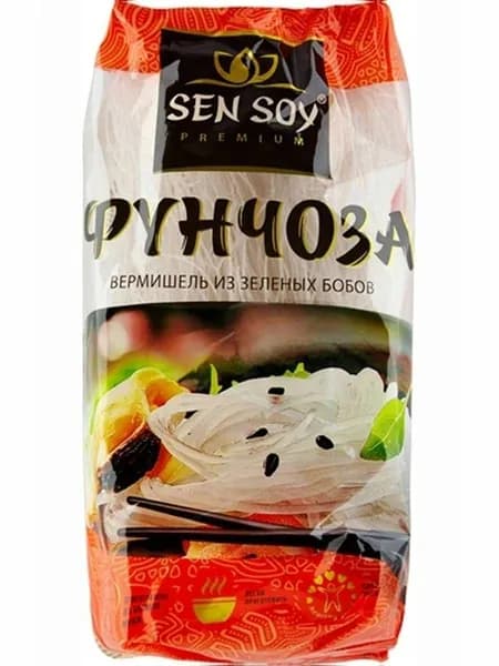 Вермишель Sen Soy Фунчоза из зелёных бобов, 400 г