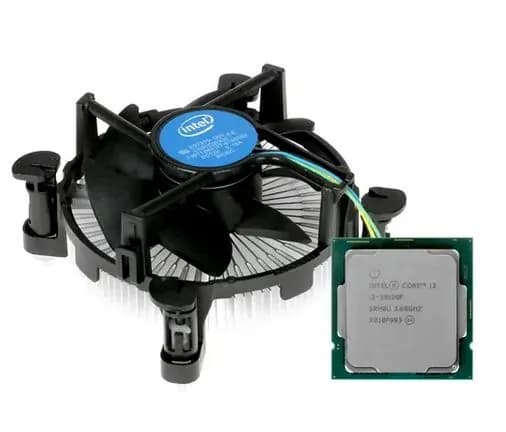 Процессор Intel Core i3-10100F (BX8070110100F) BOX - LGA 1200, 4 х 3.6 ГГц, L2 - 1 МБ, L3 - 6 МБ, 2хDDR4-2666 МГц, TDP 65 Вт, кулер