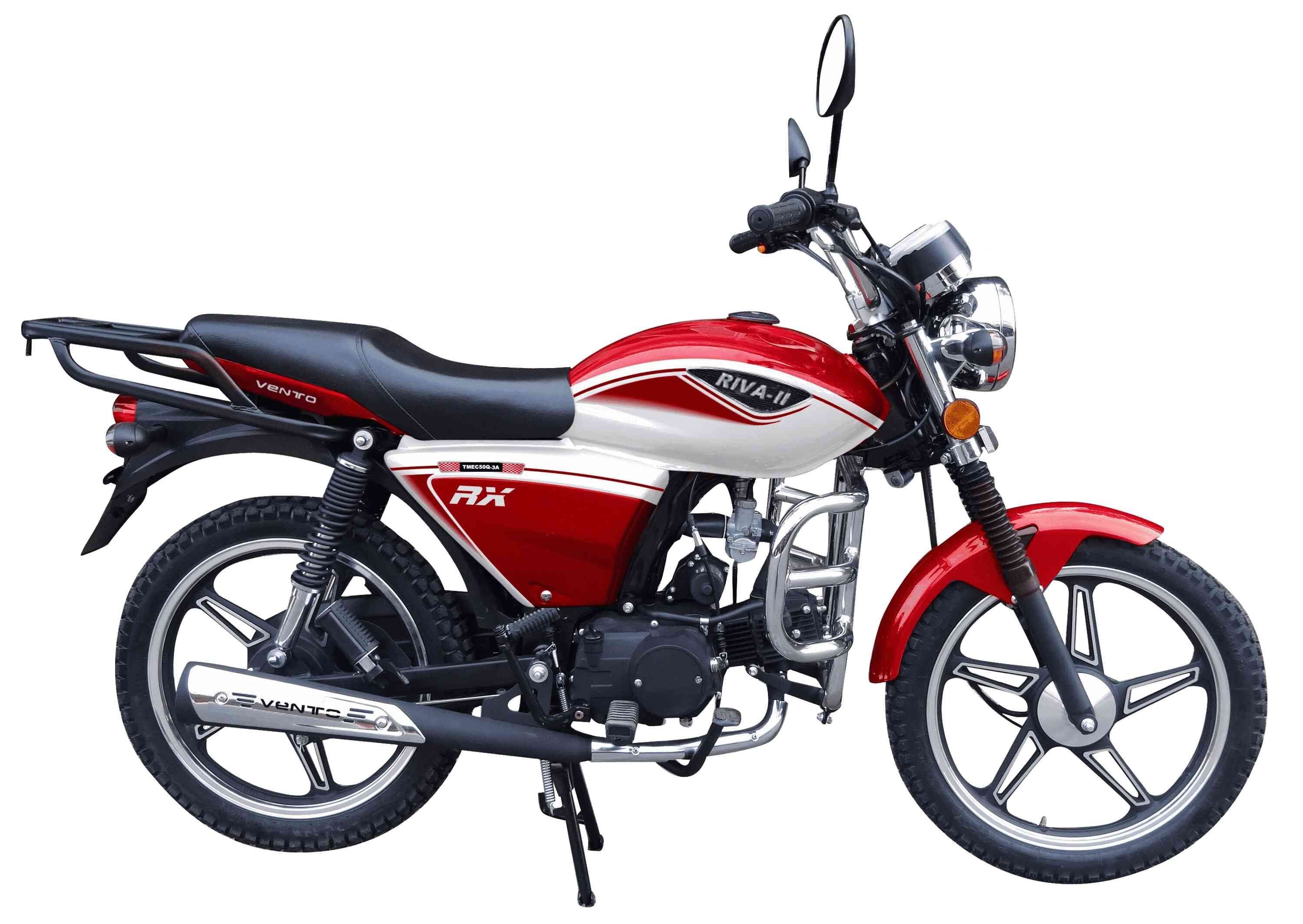 Мопед бензиновый VMC RIVA II RX RX1250 (без ПТС, под 49) красно-белый