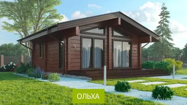 Домокомплект из клееного бруса проект "Ольха"