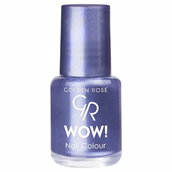Golden Rose Лак для ногтей сиреневый перламутровый WOW, тон 082
