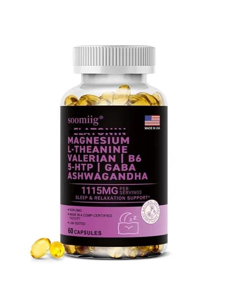 Антистрессовый комплекс, представляющий собой комбинацию растительных экстрактов валерианы, ромашки и мелиссы, помогает снять стресс, 60/120 капсул.