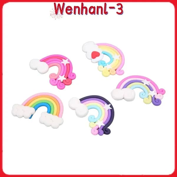 Гарнитура Rainbow Clay Ornament, ручная работа, для детских поделок
