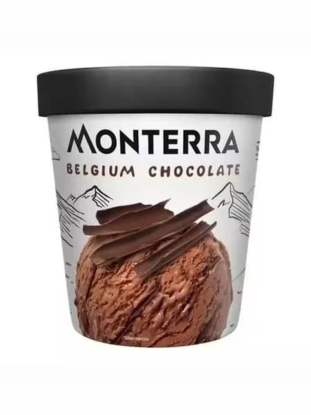 Мороженое Monterra сливочное с бельгийским шоколадом БЗМЖ 480 мл