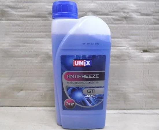 Антифриз UNIX (-40C) G11 синий (1кг)
