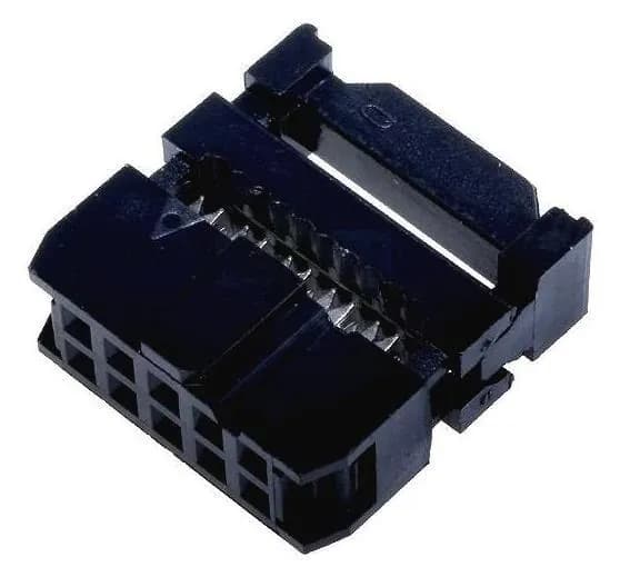 Разъем IDC-10F+защелка Розетка