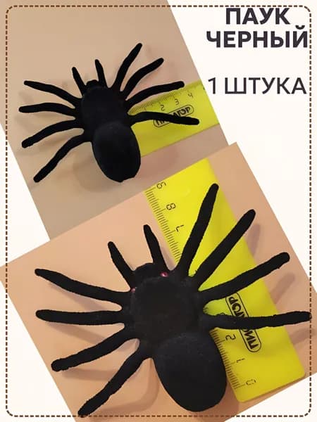 Паук черный/1 штука