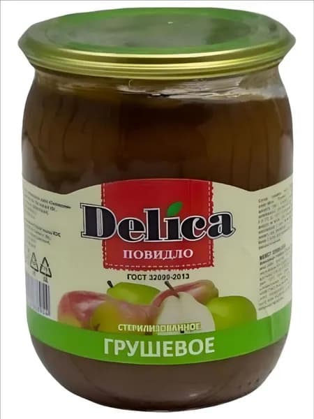 Повидло Грушевое 600 грамм 1 банка