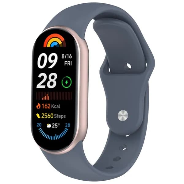 Мягкий силиконовый ремешок, подходит для Xiaomi Mi Band 10/9/8, спортивный ремешок, удобный в носке, унисекс