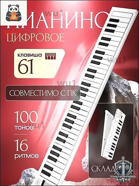 Цифровое пианино AQAN BF-960 складное, 61 клавиша