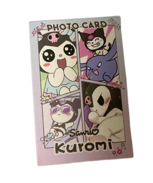 Коллекционные голографические фотокарточки Куроми Kuromi вариант 3 / набор карточек аниме Куроми Kuromi 50 шт.