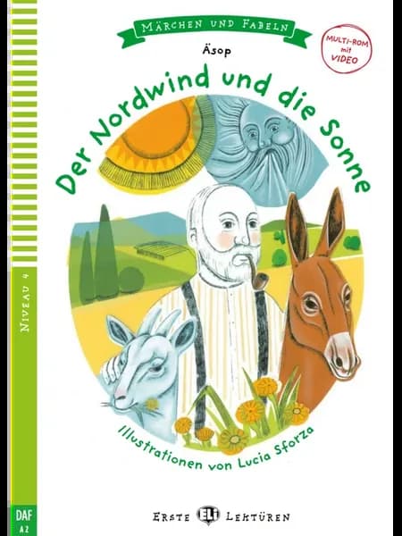 Der Nordwing und die Sonne [A2] Книга на немецком языке