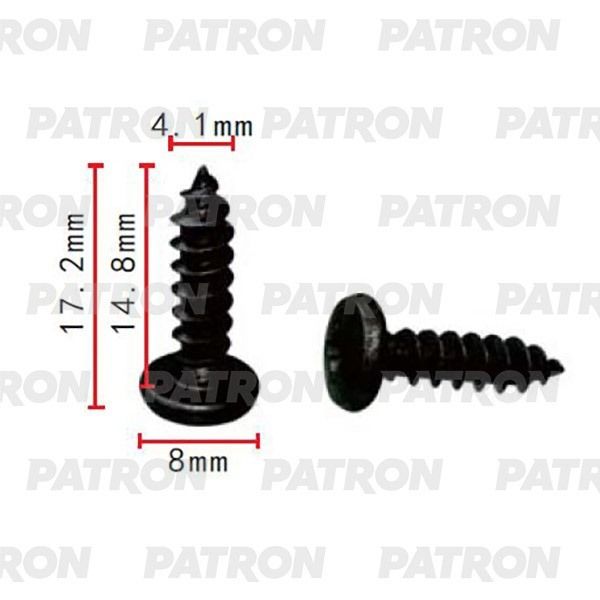 Саморез 4.1x17.2, 10 шт арт P372175