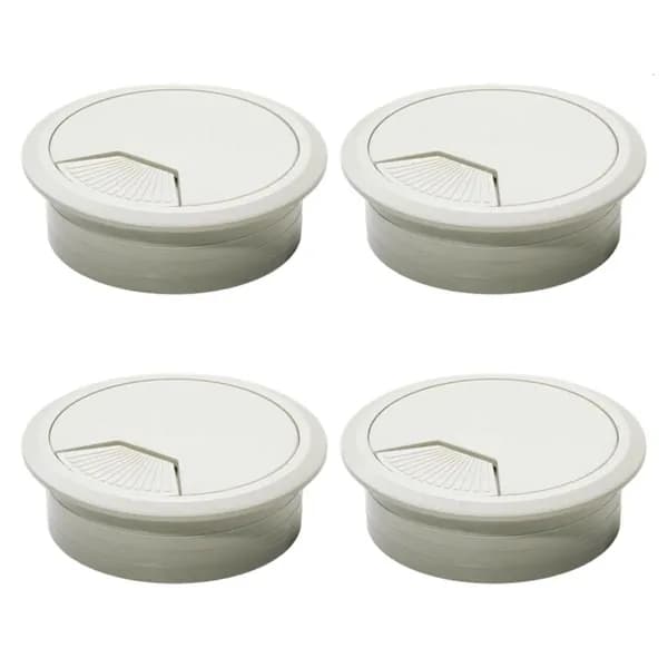 Кабельный ввод для стола ABS, Серый - 60mm