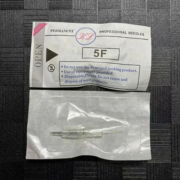 Иглы для татуажа картридж винтовые для аппарата перманентного макияжа 1R острые одноразовые стерильные профессиональные 10 шт