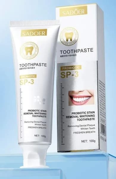 SADOER Зубная паста PROBIOTIC ОТБЕЛИВАЮЩАЯ 100Г