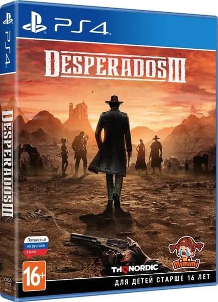 Игра Desperados III 3 (PlayStation 4, Русская версия)