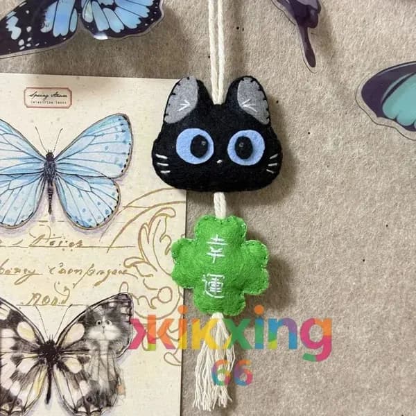 Набор для шитья из фетра креативный DIY комплект для создания стильных аксессуаров и подвесок своими руками в подарок любимой