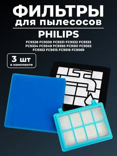 Фильтр для пылесоса philips powerpro compact