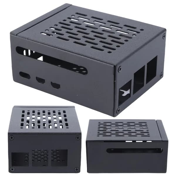 Компьютерный корпус Металлический корпус для Raspberry Pi 5, серый (TX1XJ5WR5WV9SK5IU2CK2-Q2S73QYXABR)