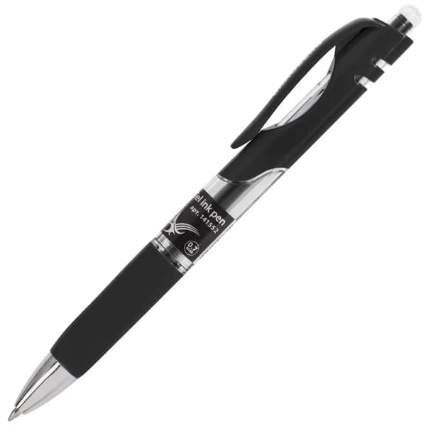 Ручка гелевая автоматическая с грипом BRAUBERG "Black Jack", ЧЕРНАЯ, трехгранная, узел 0,7 мм, линия письма 0,5 мм, 141552 ручки гелевые, канцелярские товары для офиса и дома