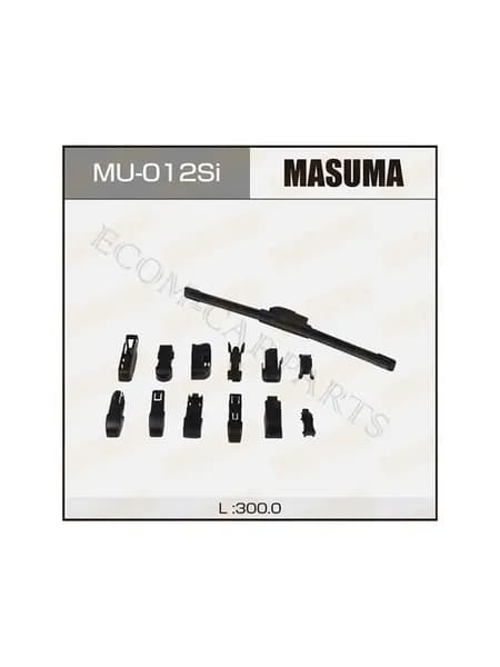 Дворник силиконовый 12", крюк (300mm) MU-012Si 15 видов