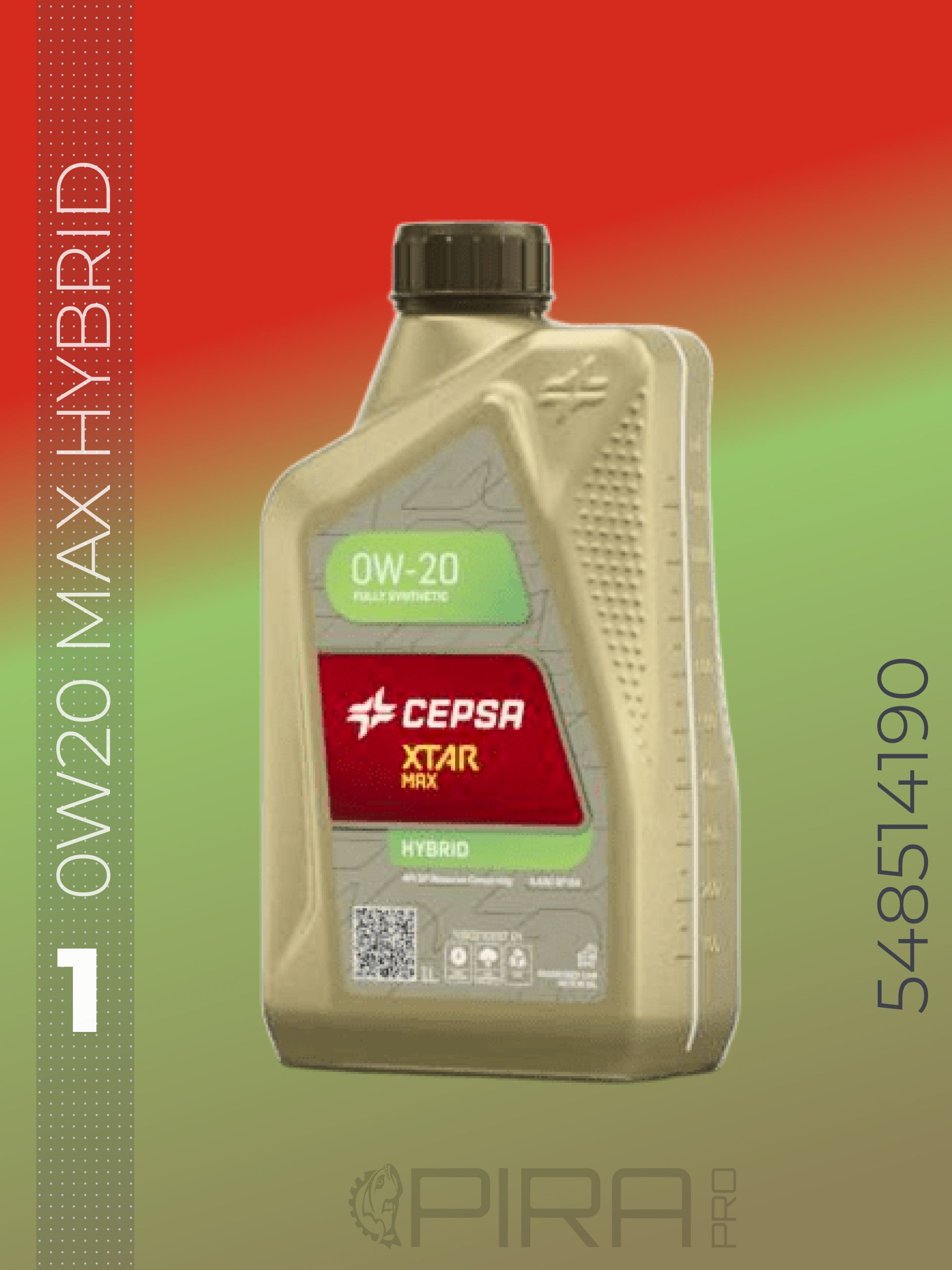 CEPSA XTAR MAX HYBRID 0W-20 Масло моторное, Синтетическое, 1 л