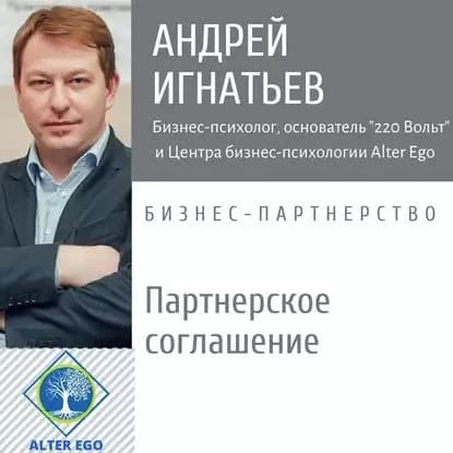 Почему всем бизнес-партнерам нужно Партнерское Соглашение | Игнатьев Андрей Владимирович | Электронная аудиокнига