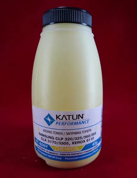 Katun CLT407 Тонер желтый 45 гр