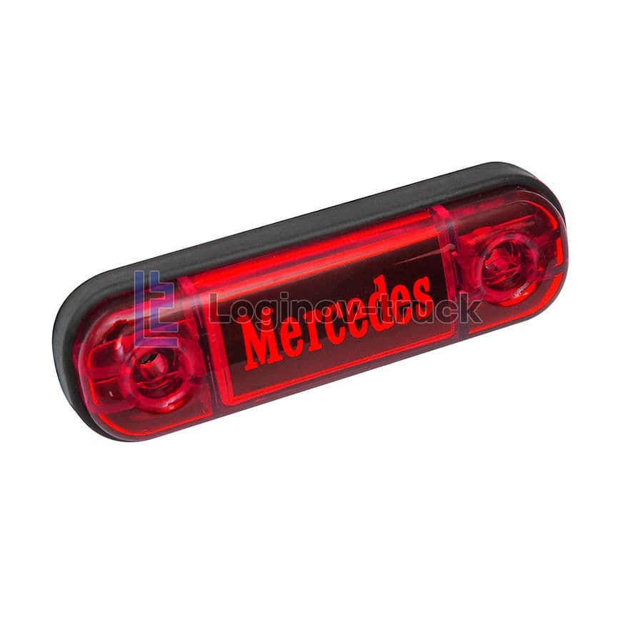 Габарит светодиодный mini neon led mercedes красный 24v (27000)