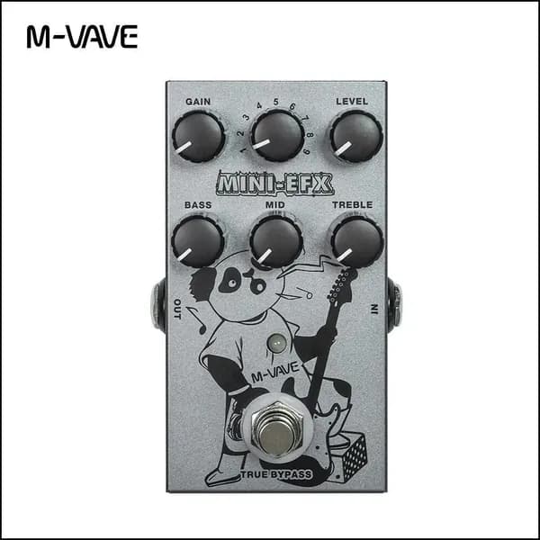 Педаль мультиэффектов MVAVE MINIEFX с 4 видами овердрайва, эксклюзивная модель для электрогитары