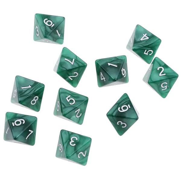 10 шт./Компл. Игра кости