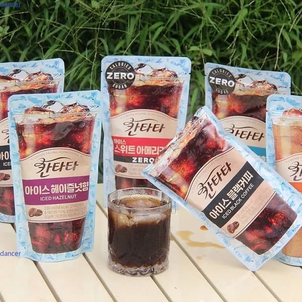 Импортный корейский напиток холодного заваривания со вкусом карамели и фундука