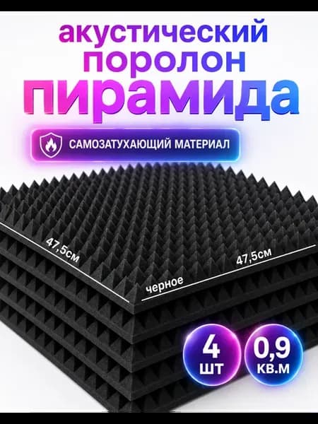 Акустический поролон пирамида