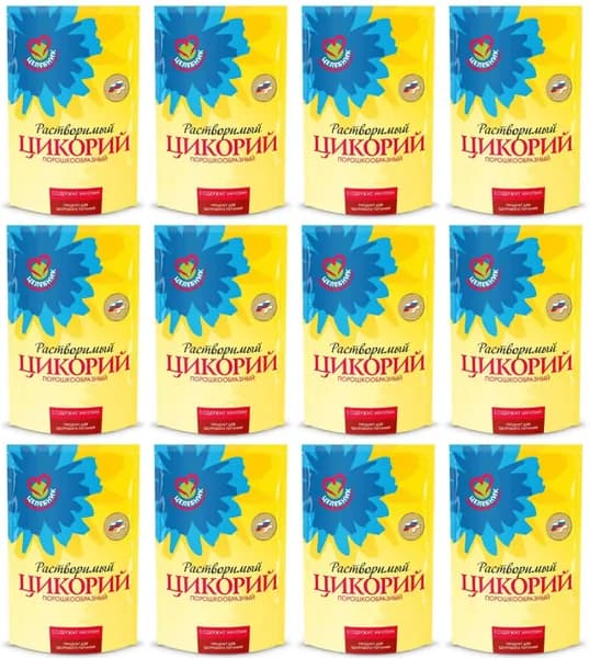 Славкофе Цикорий растворимый Целебник, 85 г, 12 шт /