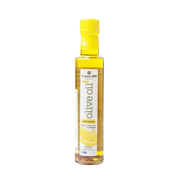 Масло оливковое Extra Virgin с лимоном CRETAN MILL 0,25 л