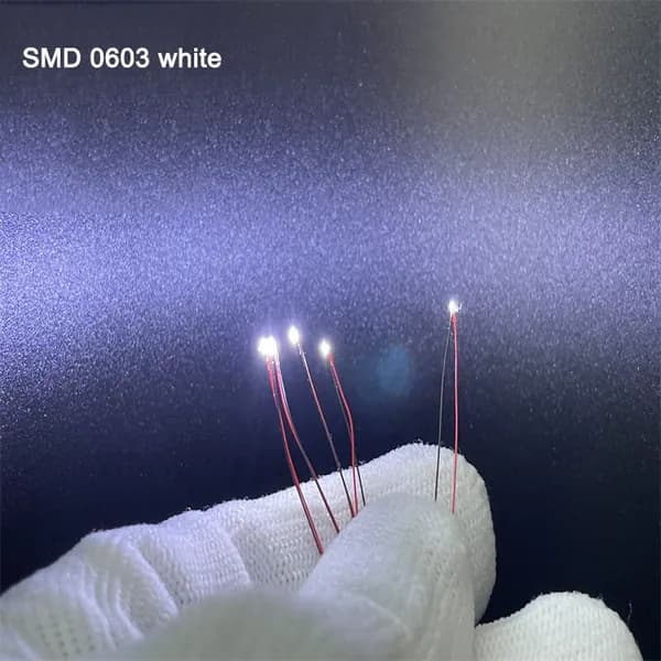 0603 Миниатюрные лампы SMD Led DIY Материальные лампы для моделирования железнодорожных сцен HO