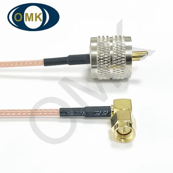 Антенный кабель SMA/UHF, 0.1 м, разноцветный