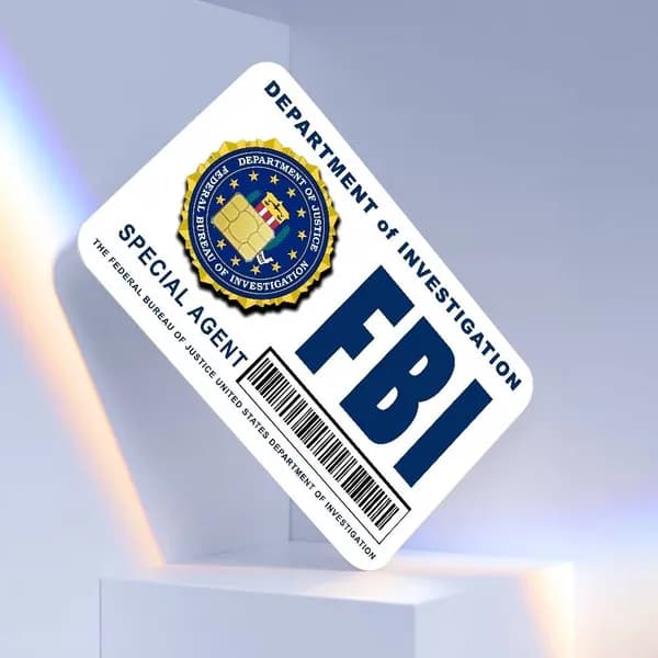 ФБР Агентство FBI Наклейка для банковской карты