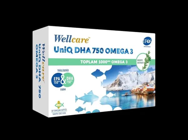 Wellcare Омега-3 Рыбий жир 750 мг 30 капсул