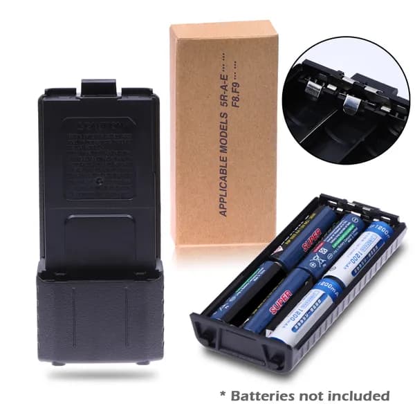 Внешний аккумулятор Батарейный блок для Baofeng UV5R, PX1GG2RQ4FX4NF4UX0-438YMKA0HL