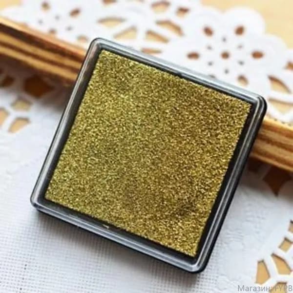 Декоративный компактный инкпад для ткани и бумаги масляный состав, 4 шт.