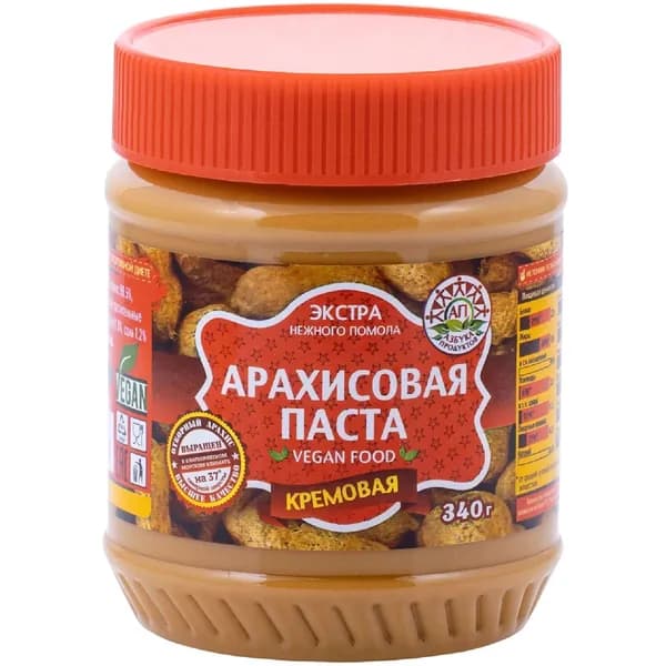 Паста арахисовая Азбука Продуктов Экстра кремовая, 340г, 2 шт.
