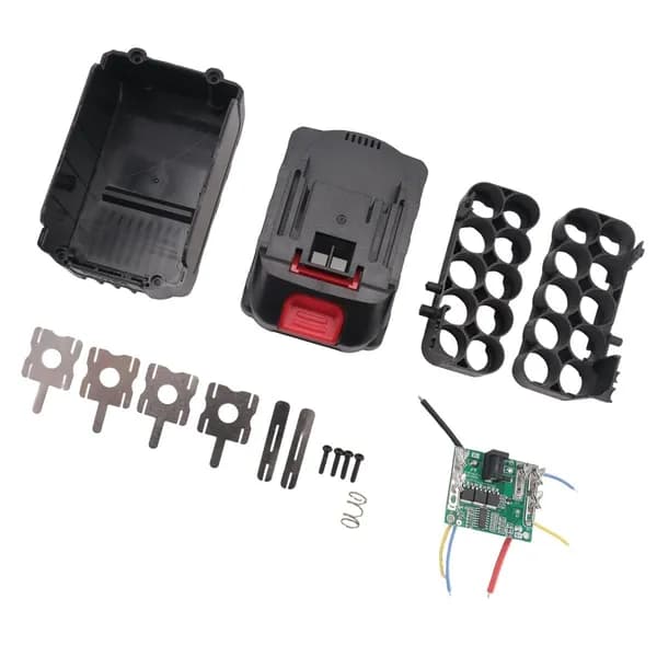 21V Аккумуляторный Блок 10S Для Литий-Ионных Аккумуляторов 18650 16.8V 4S Корпус Батареи PCBA Аксессуары